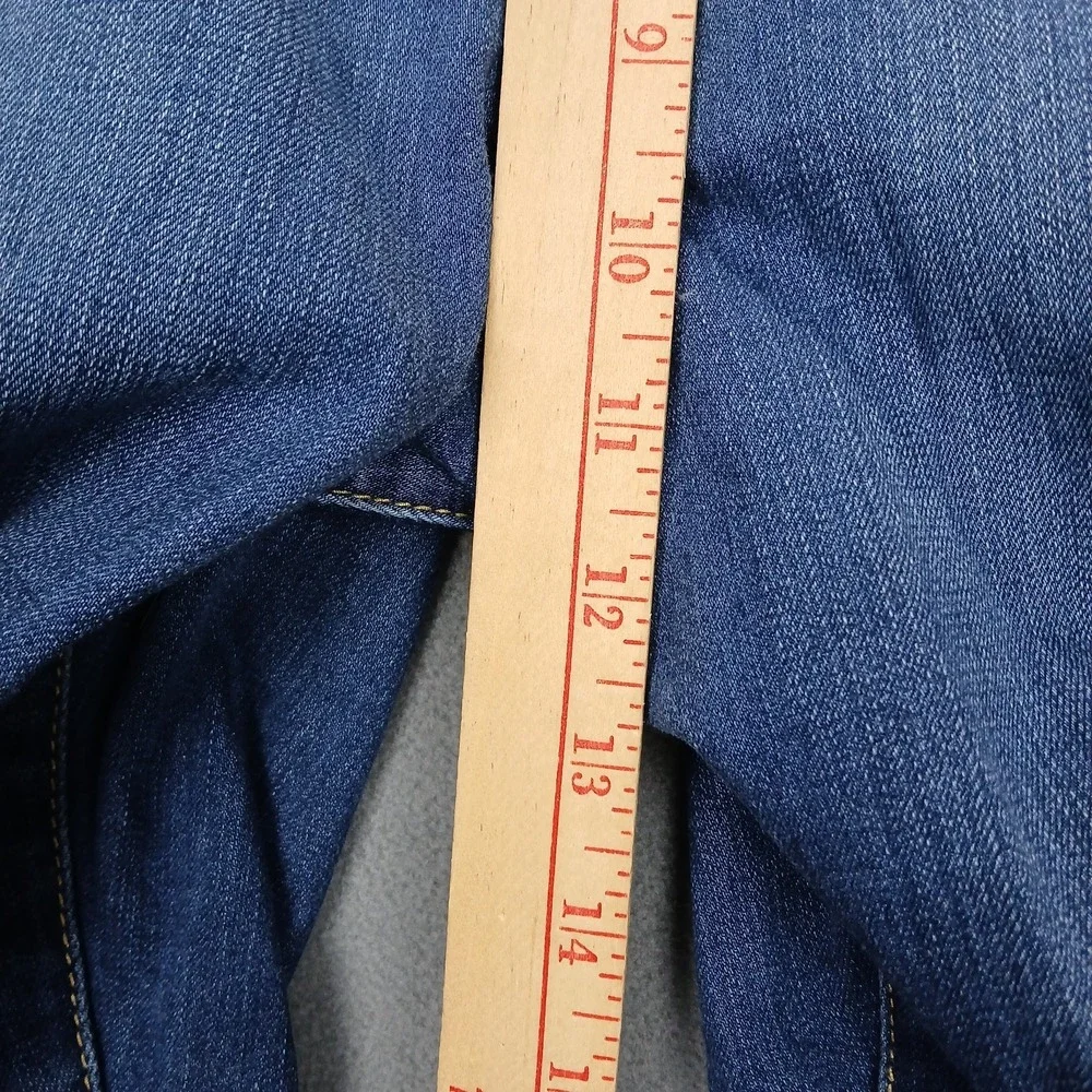 Gloria Vanderbilt Slimming Effect Jeans Womens 14 Blue Denim Stretch Slim Fit